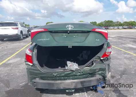 2014 Toyota Corolla Le z USA, uszkodzony, nr VIN 2T1BURHE1EC156675